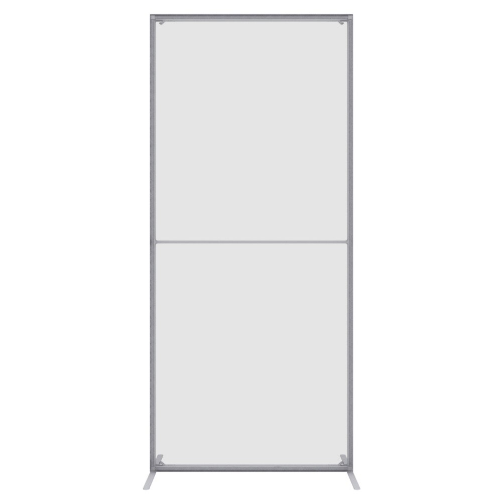 ONE CHOICE® 3.3 x 7.4 ft. QSEG Quick Wall Display — Graphic Package / Clear